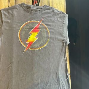 The Flash Distressed Logo T-Shirt black
